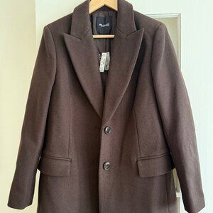 Madewell Brown Blazer Coat - Size S - NWT